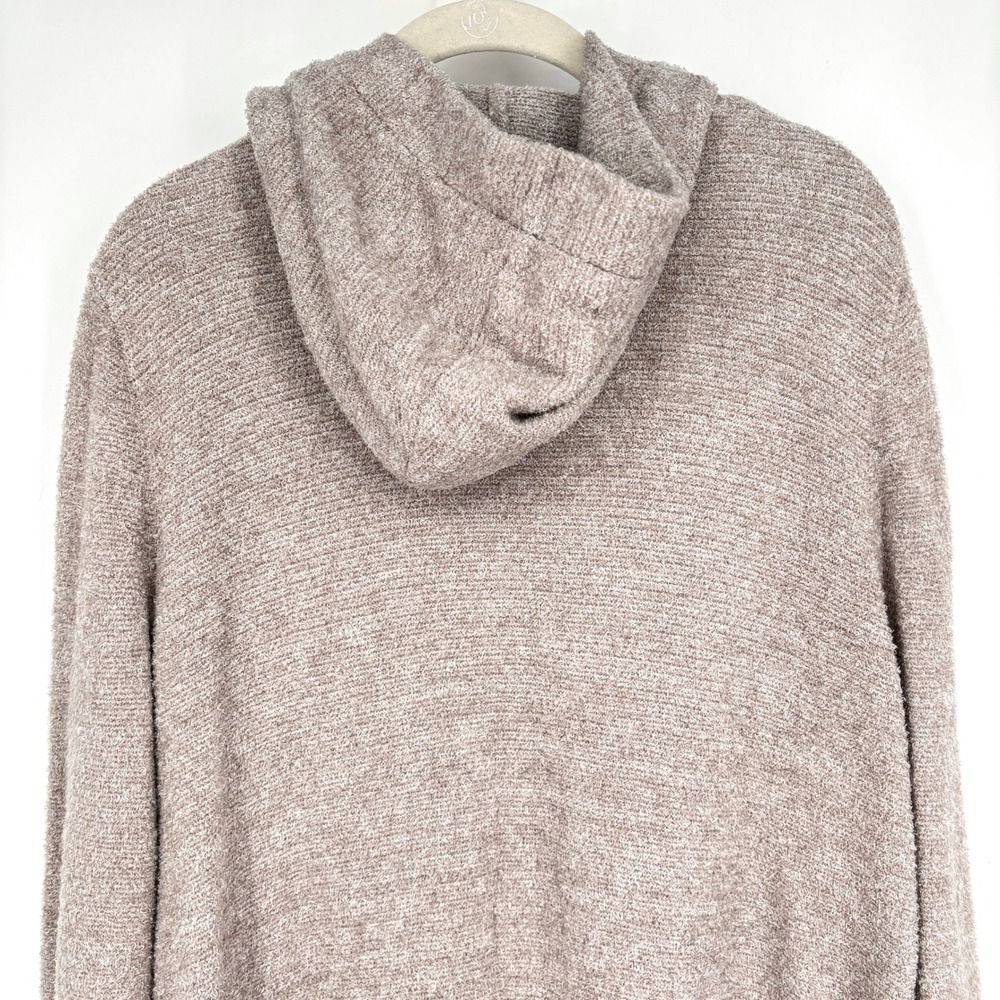 Barefoot Dreams CozyChic Lite Hooded Open Cardigan Soft Knit Pockets Size 1X - Picture 9 of 14
